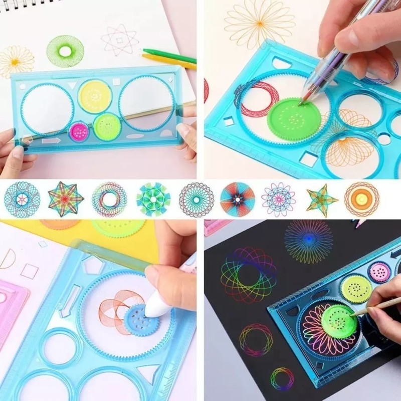 Universo en Linea Kit 9 Reglas Y Plantillas Escolares Para