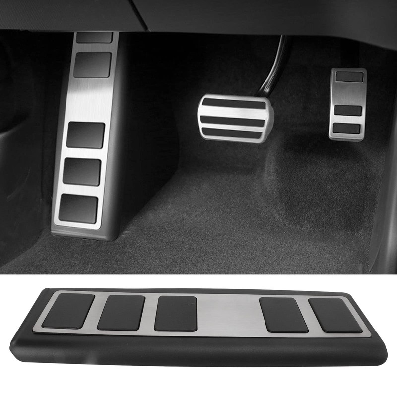 VGEBY Footrest Pedal Stainless Steel Remaining Pedal Cover Replacement for