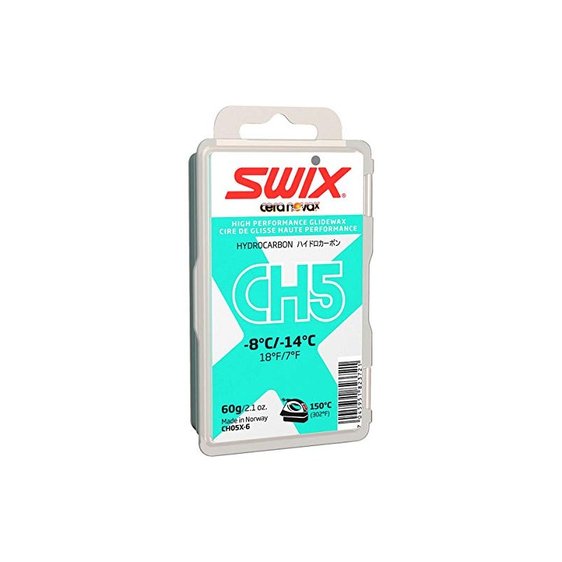 Swix CHX Hydrocarbon Wax Turquoise, 60g by Swix