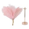 Decorative Table Lamp 30PCS Feathers USB Rechargeable Light Touch Control