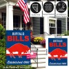 Bills Buffalo Bills Garden Flag 2 Sided Premium 12.5" X
