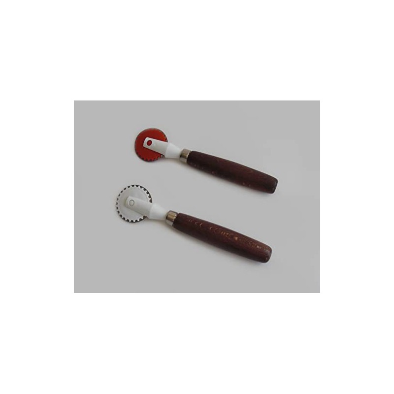 Tredoni 1.6" Dough/Ravioli Stamp Cutter & Sealer Wheel - 4cm