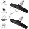 4 Pairs Black Bike Brake Pads, brake pads for bicycle,