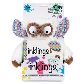 Inklings Baby & Toddler Plush Soft Bean Bag Toy with Full Color Board Book Set, Inclusive Stories for All Families (Wobby The Wild Eared Wala)