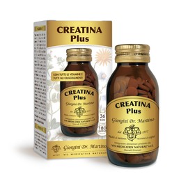 Dr Giorgini CREATINA Plus - 90 g (integratore di creatina monoidrato, arricchito di minerali, vitamine e altri nutritivi - 180 compresse)