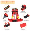 Wuidail 4 Point Harness Seat Belt with 2 Inch Padding