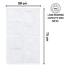 SKIR'CO (Pack of 10) White PP Fabric Bags 50 x