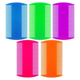 Disposable Lice Combs Individually Wrapped, 20 Pack Dandruff Comb Remover Fine Tooth Hair Combs in Bulk, Lice Dandruff Removal Fine Tooth Hair Combs for Cats Dogs Puppy20 Pieces, 5Colors