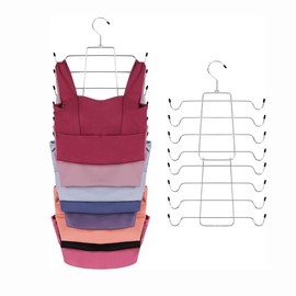 Timotech Set de 2 Ganchos para Brasier, Organizador de Brasier para Closet, Perchas para Brasier, Soporte Antideslizante para Colgar Sujetadores Deportivos, Organizadores de Armario y Almacenamiento