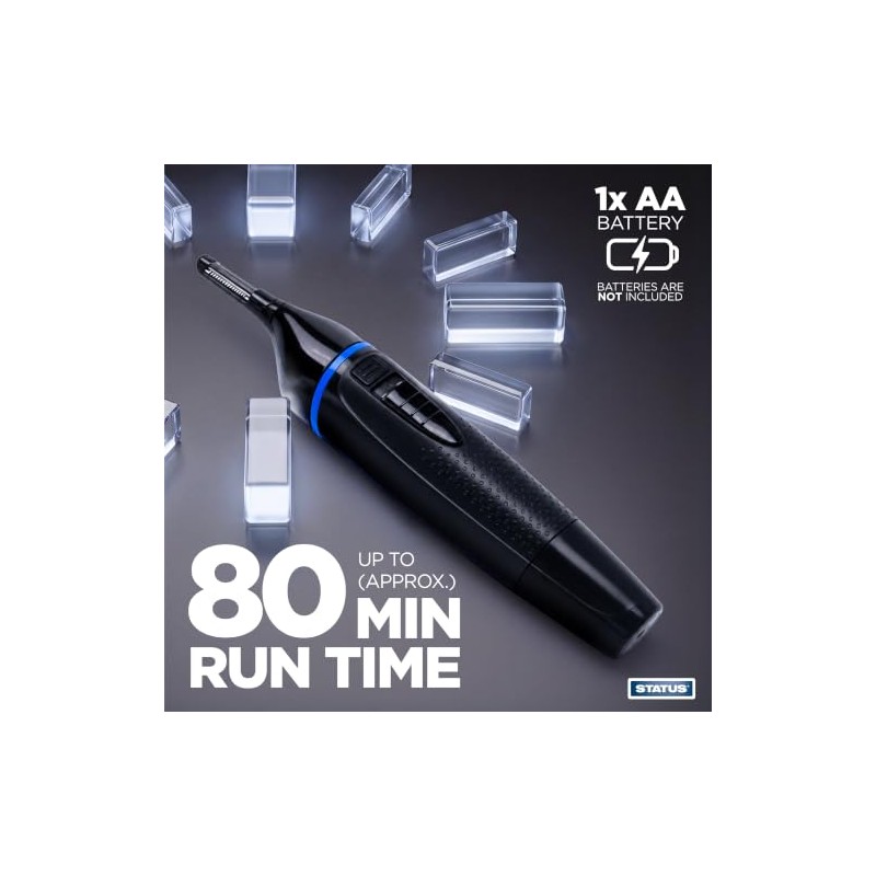 Status Lille Nose, Ear & Eyebrow Trimmer for Men &