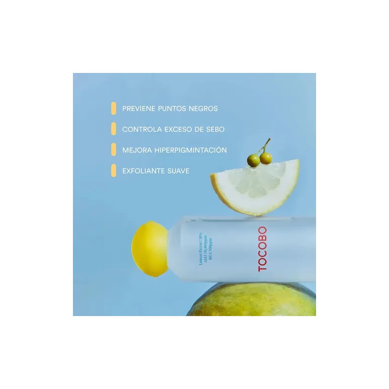 Tocobo Aha Bha Lemon Momento De Aplicación Día/noche Toner