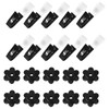 Nogeqi 10 Pcs Garden Flag Stoppers Rubber Stops for Outside
