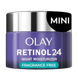 Olay New Regenerist Retinol 24 + Peptide Night Face Moisturizer, Fragrance-Free, Trial Size 0.5 oz
