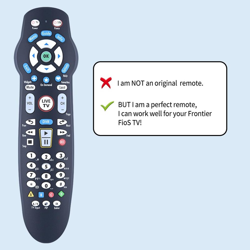 WDZP New Remote Control Replacement fit for RC26655006/03B P265V3.1 Frontier