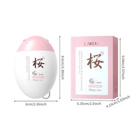 LAIKOU Japanese Sakura Sunscreen Kit, Moisturizing Comprehensive & Lasting Protection SPF50 Cream, Sunscreen Lotion for All Skin Types, Sunblock