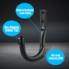 ASelected Garage Storage Hooks Heavy Duty,6 Pcs Ladder Storage Hooks