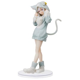 IOSCDH Emili-a Figures Statue, Re Zero Figures - Starting Life in Another World, Anime Figures, 8.2 Inch Anime Collection, Doll Desktop Ornaments, Cat Woman, Gifts for Anime Fans, Children (Standing)