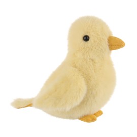 Apricot Lamb Chicken Plush Stuffed Animals for Kids, Soft Cute Plush Toys for Baby Girl and Boy, Fluffy Chicken Yellow 4.7 Inches