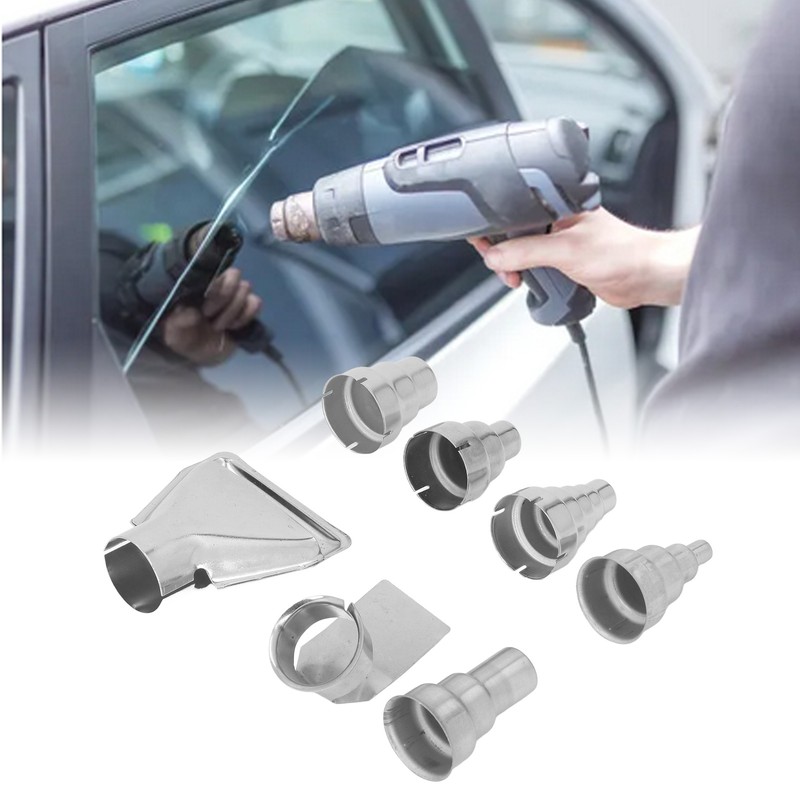 7Pcs 35mm Heat Gun Nozzle Set Stainless Steel Hot Air