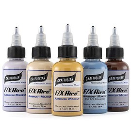 Graftobian F/X Aire Special FX Airbrush Makeup Body Paint (Special FX 5 Colors Set)