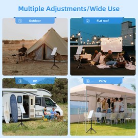 allmaybe Portable Foldable Tripod Mount for Starlink Satellite Dish V2 V1: Stable Support and Easy Setup for Secure Antenna Installation