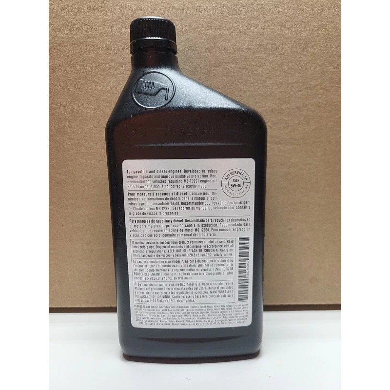 Mopar Genuine Mopar 5w40 Engine Oil 68524020AA