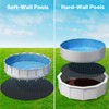 POOLHACKER 18 Ft Pool Liner Pad, Round Pool Liners for