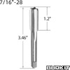 Burkit 7/16"-28 UN Tap and Die Set, 7/16 x 28