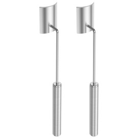 Fulasun 1 or 2 or 3 Pcs Corn Peeler with Ergonomic Handle Stainless Steel Corn on The Cob Remover Fast Corn Cob Peeler Safe Corn Cob Stripper Tool for Home Restaurant Silver ..(2,Silver)