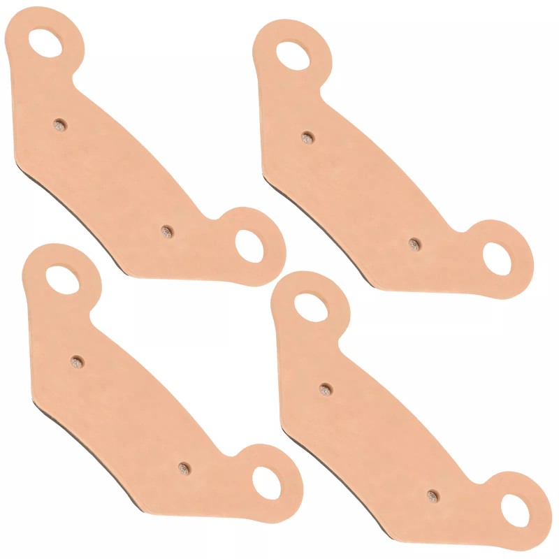 Caltric 2 Front or Rear Brake Pads for John Deere