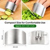 2 Pack Stainless Steel Finger Guard for Kitchen Use –