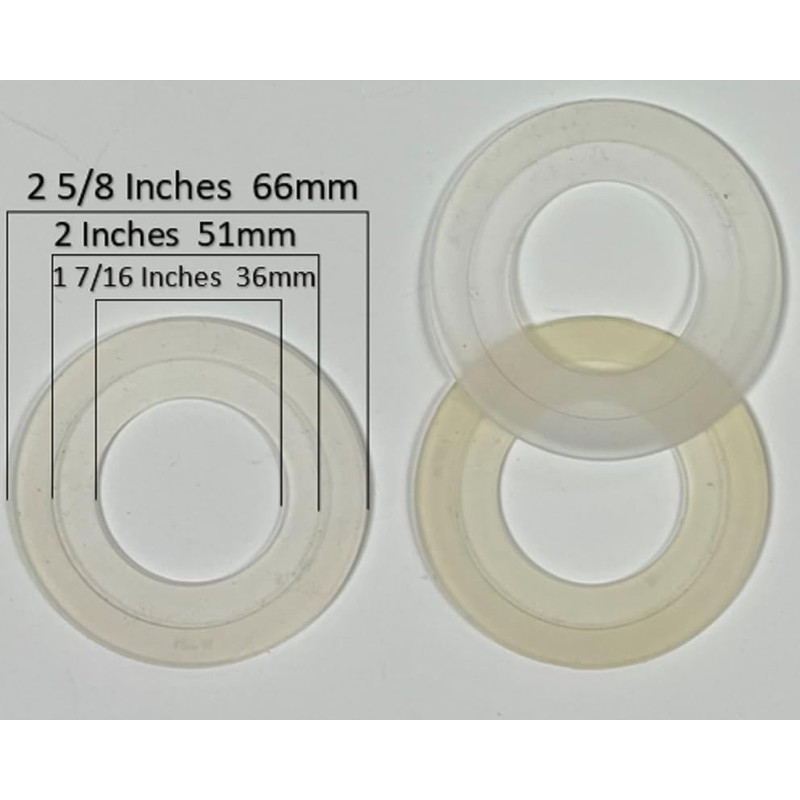 NuFlush Replacement for Kohler 1131496 Flush Valve Seal Kit (3