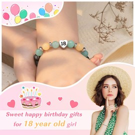 ORISPRE 18th Birthday Gifts for Girls, 18 Year Old Girl Birthday Gifts, Happy 18th Birthday Decorations for Girls, Teen Gifts for Girls Ages 16-18 Teenager Gifts for Girls