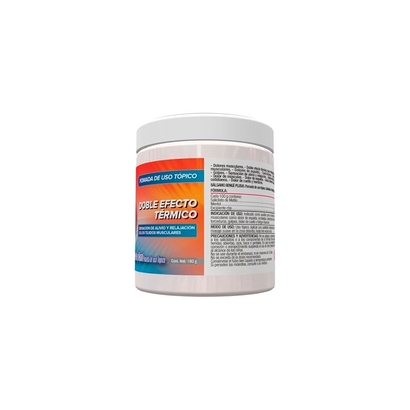 Bálsamo Bengue Plus. Para dolores de espalda y musculares. Doble