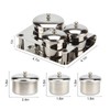 KCGANI 3 Pcs Stainless Steel Nail Art Equipment Cup Bowls,