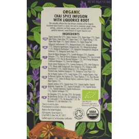 Heath & Heather - Organic Oriental Chai & Liquorice Tea • Spiced Herbal Blend with Sweet Liquorice • Naturally Caffeine-Free • Vegan • Multipack 6 x 20 Boxes (120 Tea Bags)