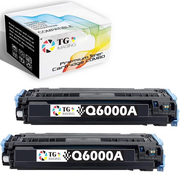 TG Imaging (2-Pack) (Black Only) Compatible HP 124A Toner Cartridge