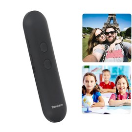 Language Translator Device, Voice Translation Stick 97 Languages Two Way Real Time Text Photo Voice Translation Stick Translator Pen for Travel (Black)