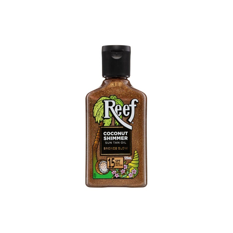 Reef Coconut Shimmer Sun Tan Oil SPF 15+ 125mL