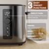 Anfilank Toaster 4 Slice with Countdown Timer, Extra Wide Slots