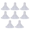 10pcs Infant Silicone Nipples Baby Bottle Replacement Feeding Nipples for