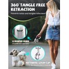 Retractable Dog Leash with LED Flashlight, Douexio Upgrade 3 in