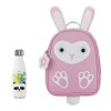 Chicco Rabbit Backpack and Panda Water Bottle Set, Practical Rabbit