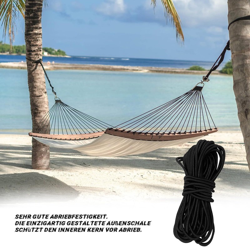 Rubber Cord, 6 mm x 15 m Expander Ropes, Weatherproof
