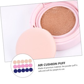 Housoutil 15pcs Dual-use Makeup Sponge Non-latex Wet and Dry Powder Puff for Foundation Application Easy to Clean Portable Tool and Skin Tone