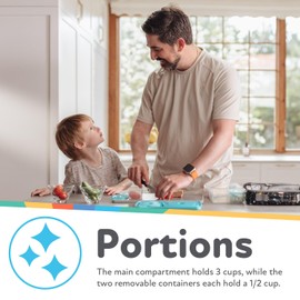 Nuby Insulated Bento Box Lunchbox, Sharks