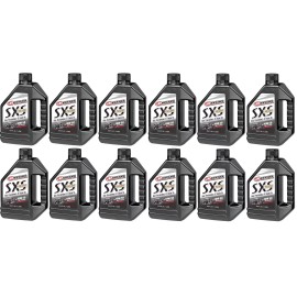 Maxima 12 1L Liter Bottles Maxima SXS 10W-50 Full Synthetic UTV Side-By-Side Engine Oil