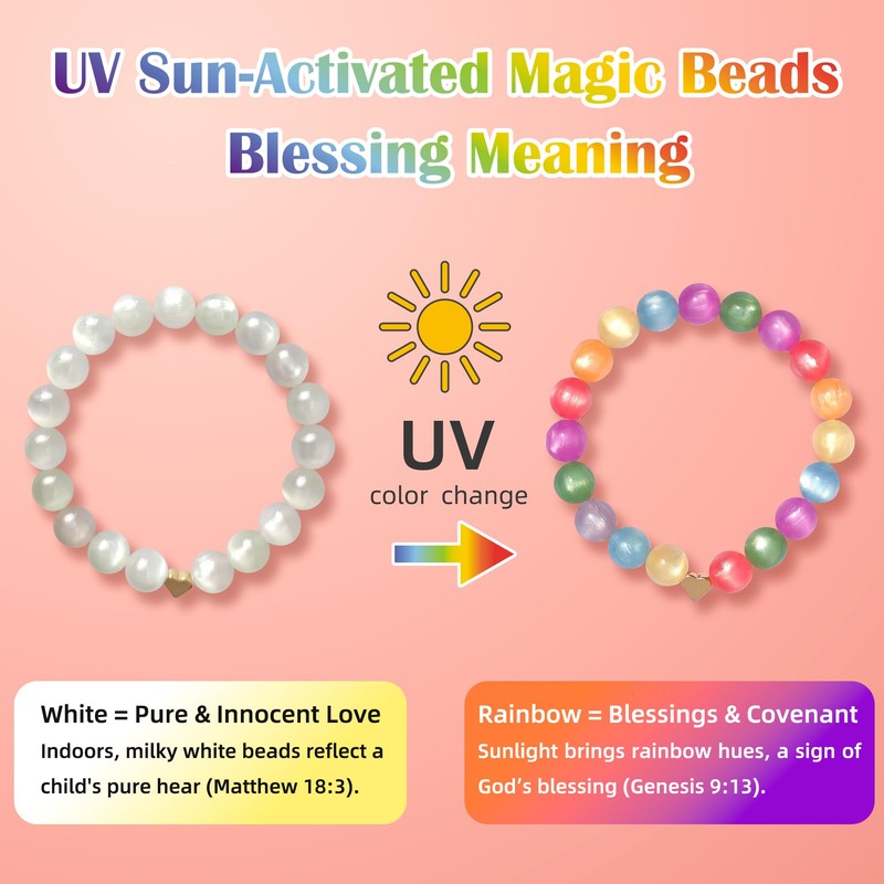 Gloraine First Day of Kindergarten Mommy & Me UV Beaded