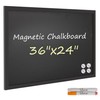 Board2by Magnetic Chalkboard Black Board 24 x 36, Large Chalk