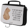 Mr. & Mrs. Panda Wash Bag Bear Shoulder View, gray,